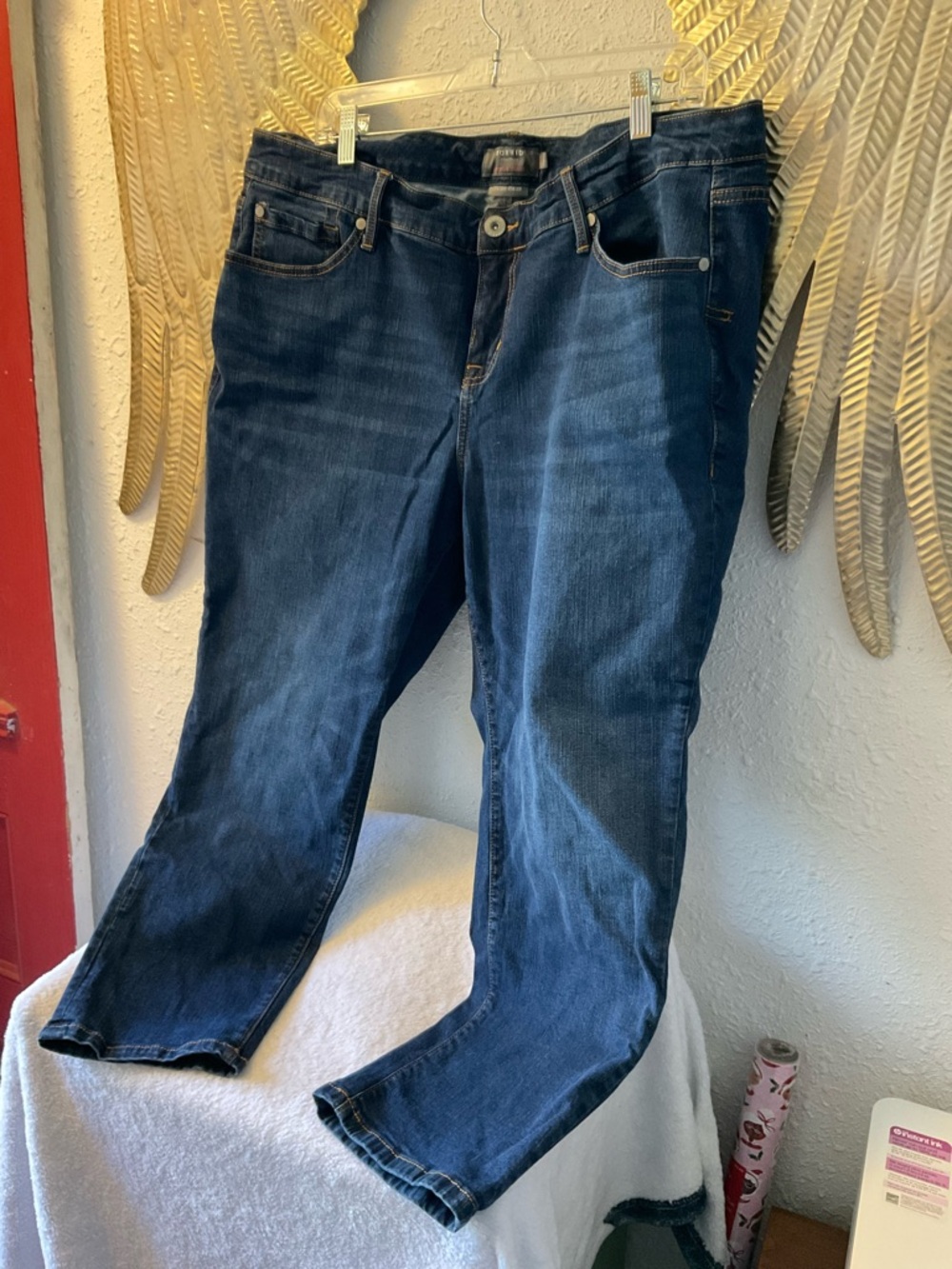 Torrid‎ Boyfriend Straight Jeans Dark Wash Size 18XS petite
